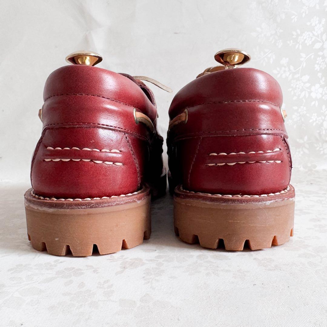 【REGAL リーガル】デッキシューズ 3eye 赤茶 660AH 26cm