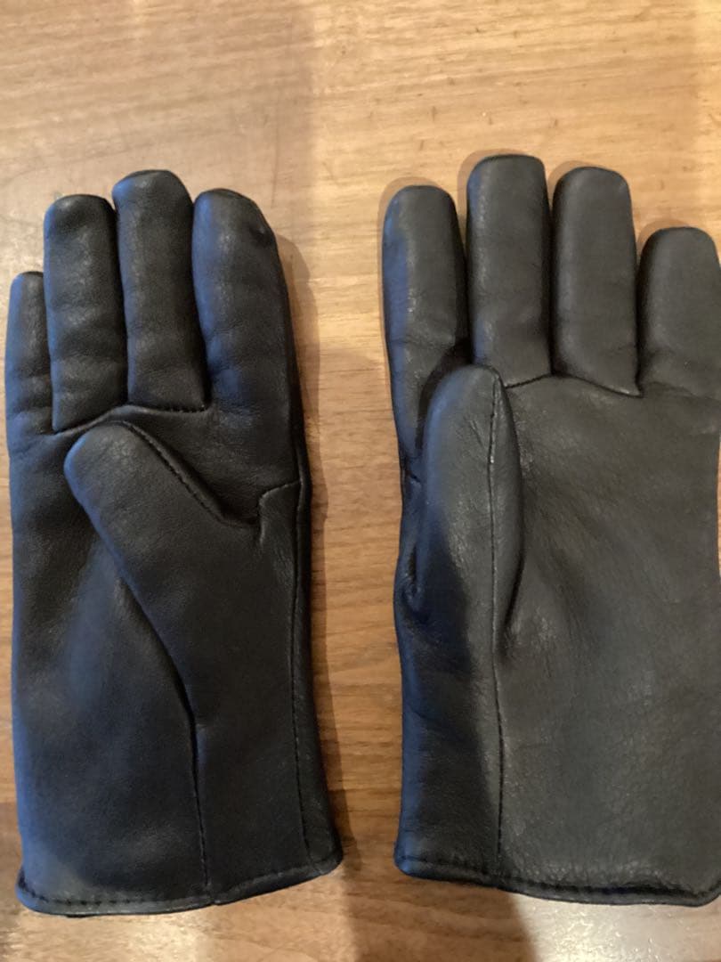 HTC グローブ　レザームートンタイプ　黒　メンズ　ロンハーマン購入