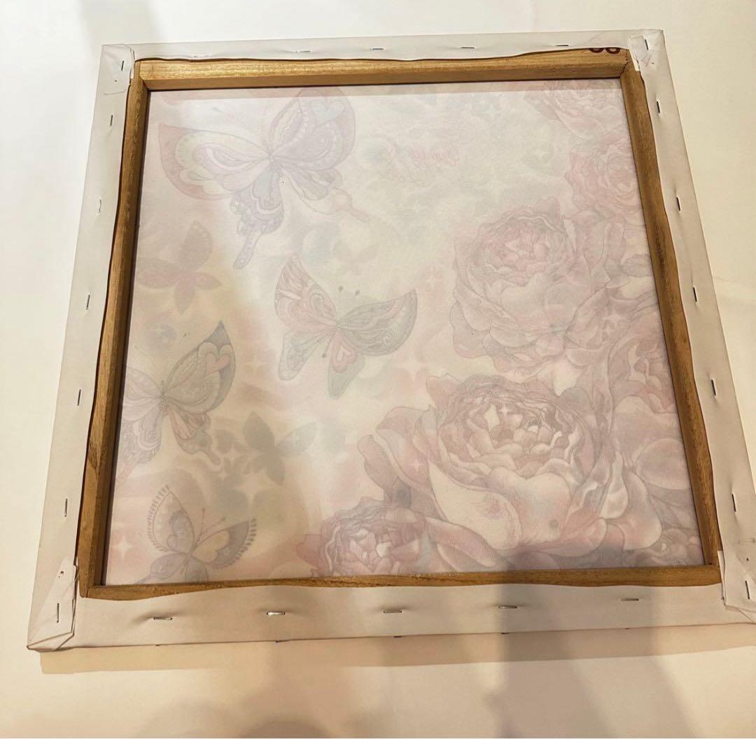 ECONECOさん キャンバスアートバタフライローズ