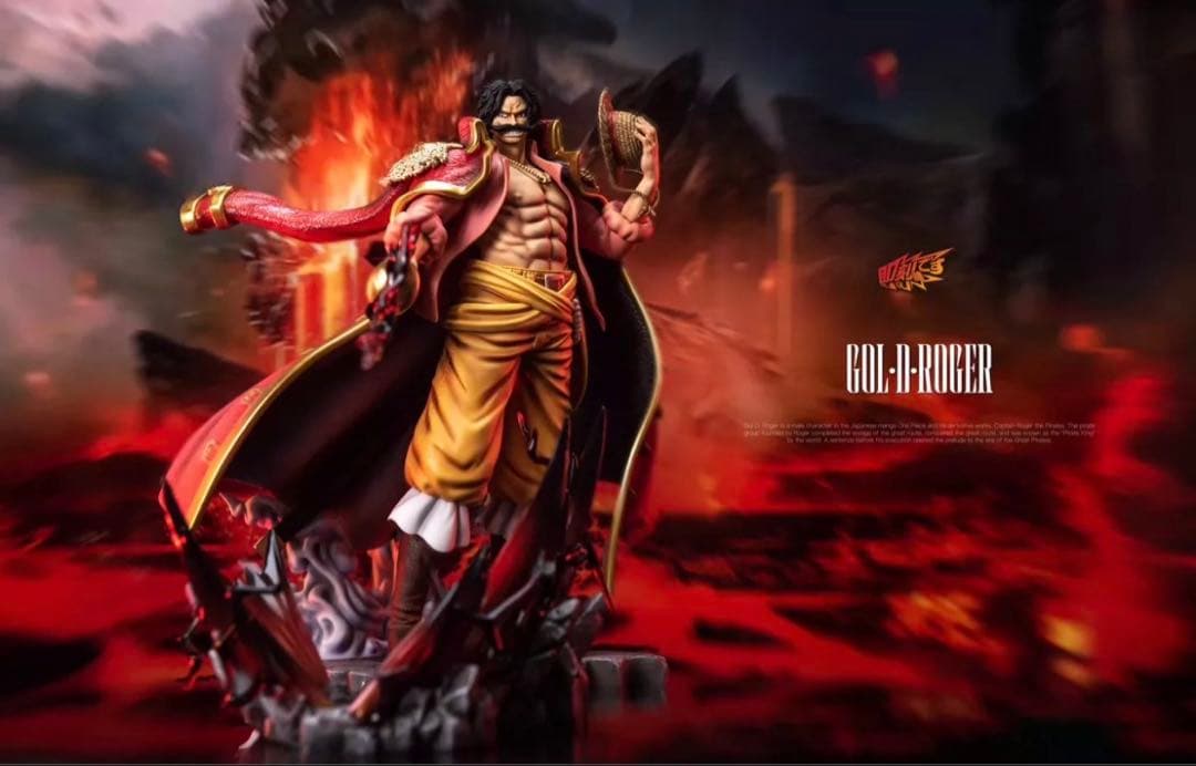 ワンピース ゴール・D・ロジャー ルフィ ガレージキット ガレキ スタチュー⑦