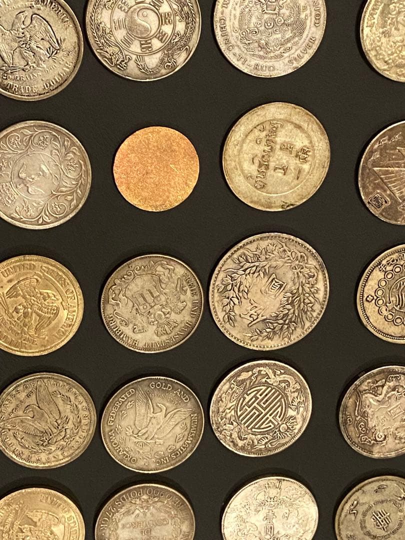 古銭 絵銭 貨幣 銀貨の参考品 20枚 研究用やお子様の学習に まとめ売り 格安