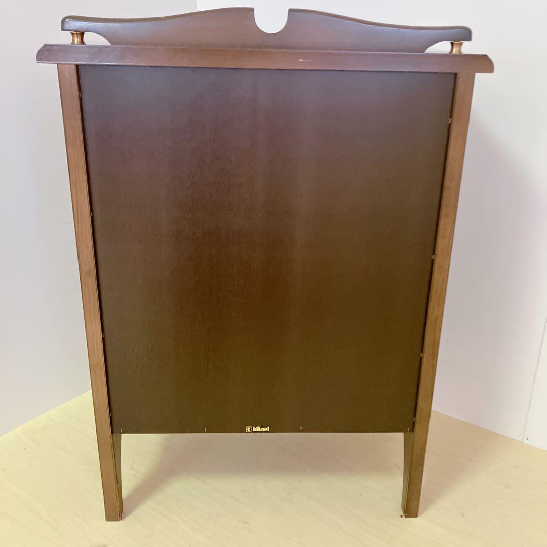 HIKARI アンティーク調　サイドキャビネット　サイドチェスト　電話台