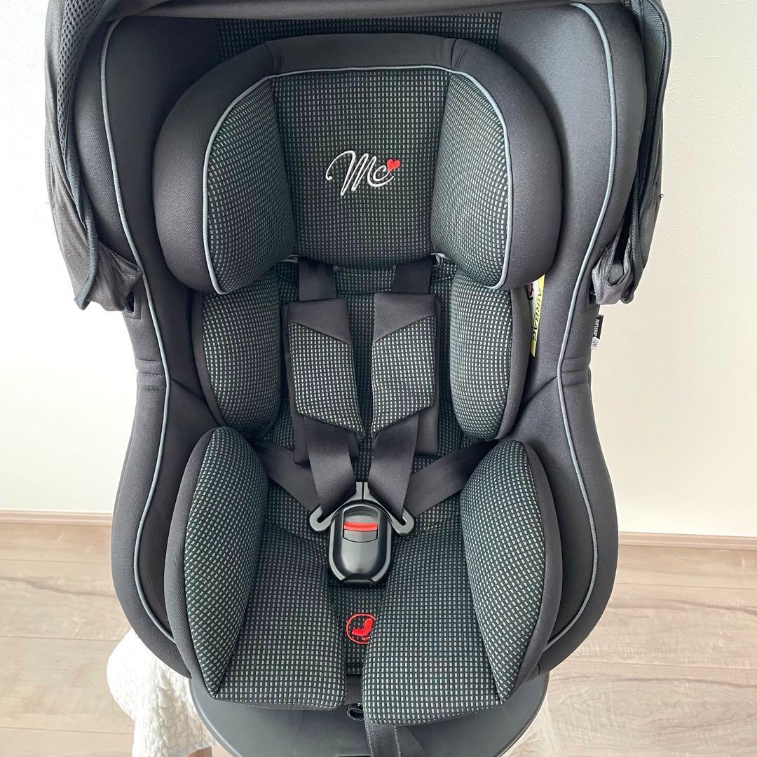 【超美品♡】チャイルドシート　マムズキャリー　ターンレジェfix グレー⭐︎