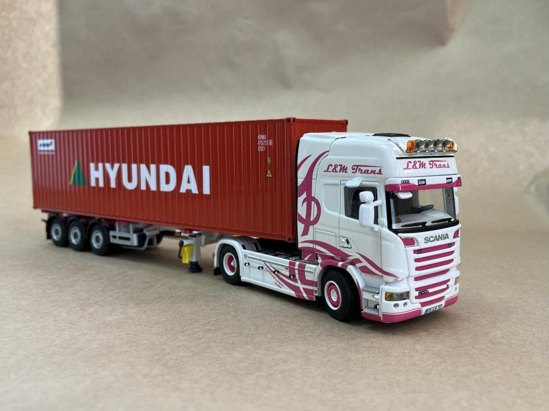ミニカー WSI SCANIA STREAMLINE 40FTCONTAINER
