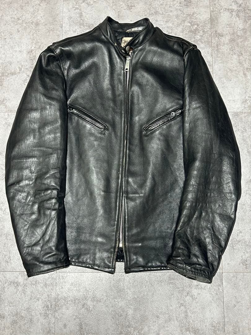 Schott シングルライダース レザージャケット 70s BICTALON