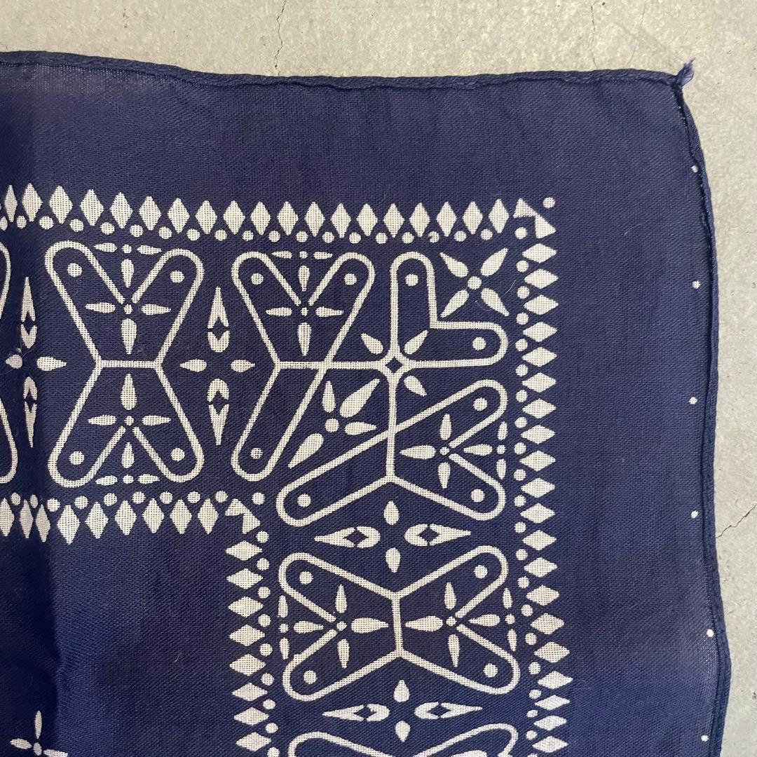 60s バンダナ クロス　クロス柄　USA製　ビンテージ