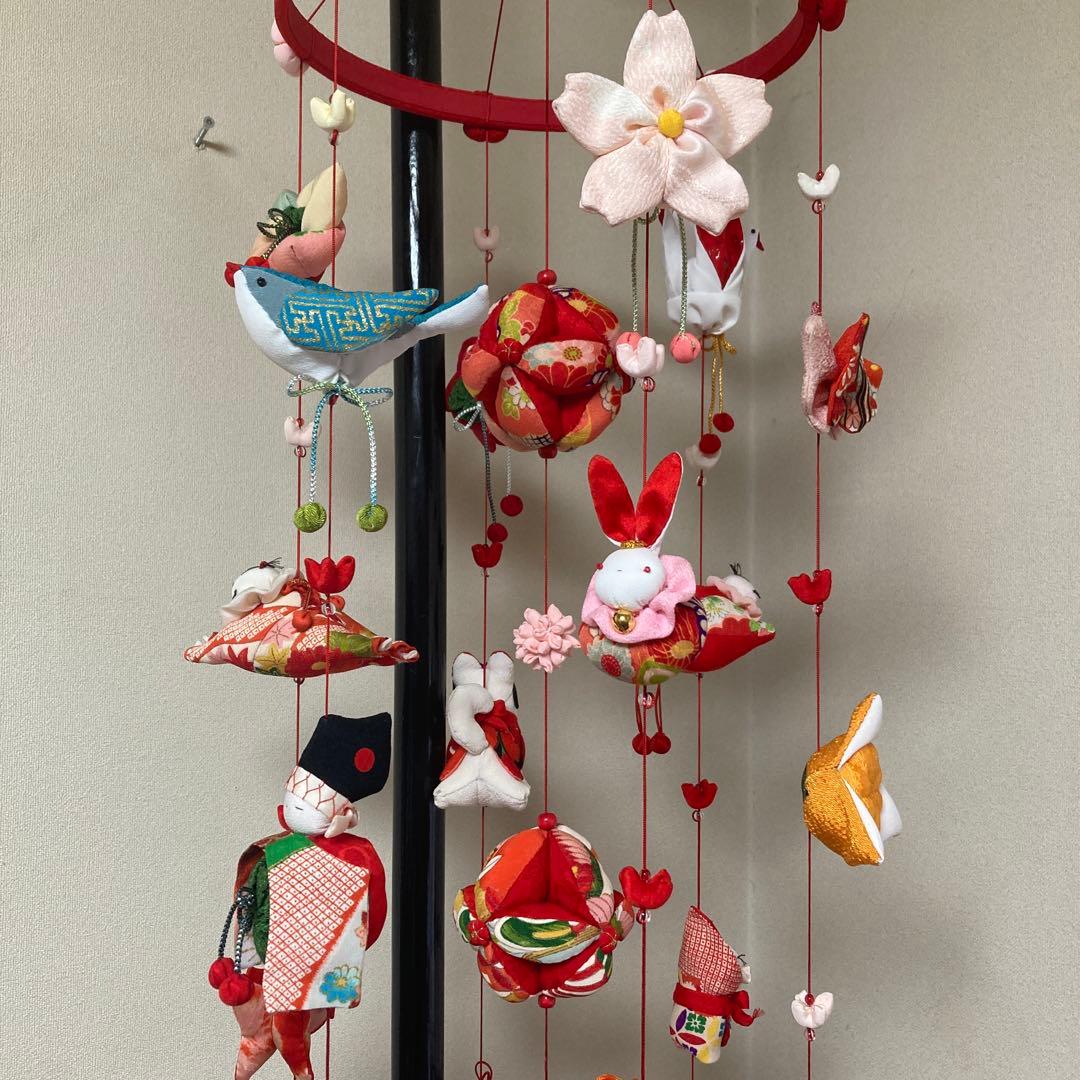 601 ハワイラブ　吊るし雛　吊るし飾り