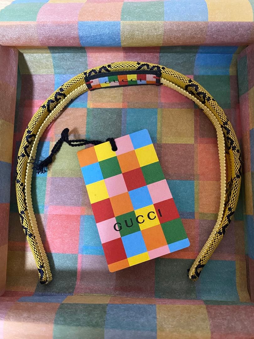 ☺*️様 GUCCI カチューシャ イエロー