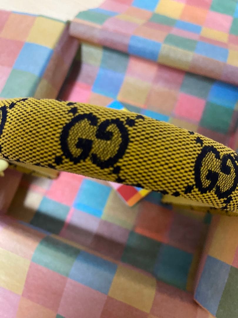 ☺*️様 GUCCI カチューシャ イエロー