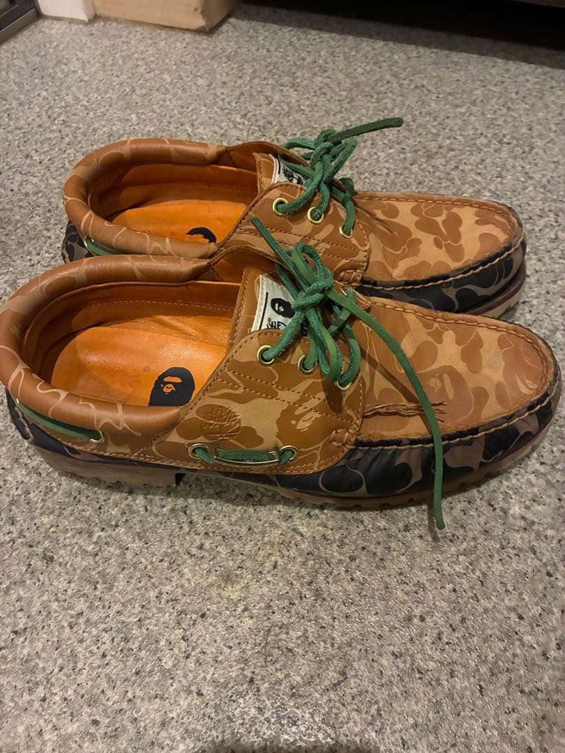 A BATHING APE × Timberland 3eye 27.5cm