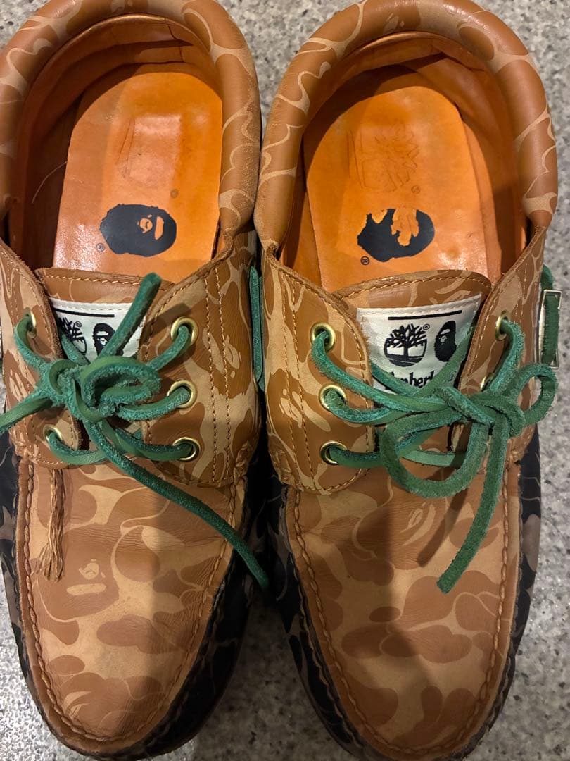 A BATHING APE × Timberland 3eye 27.5cm