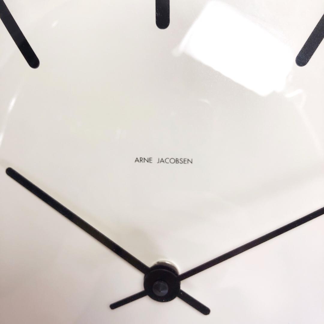 【美品】アルネヤコブセン／シティホール ウォールクロック／29cm