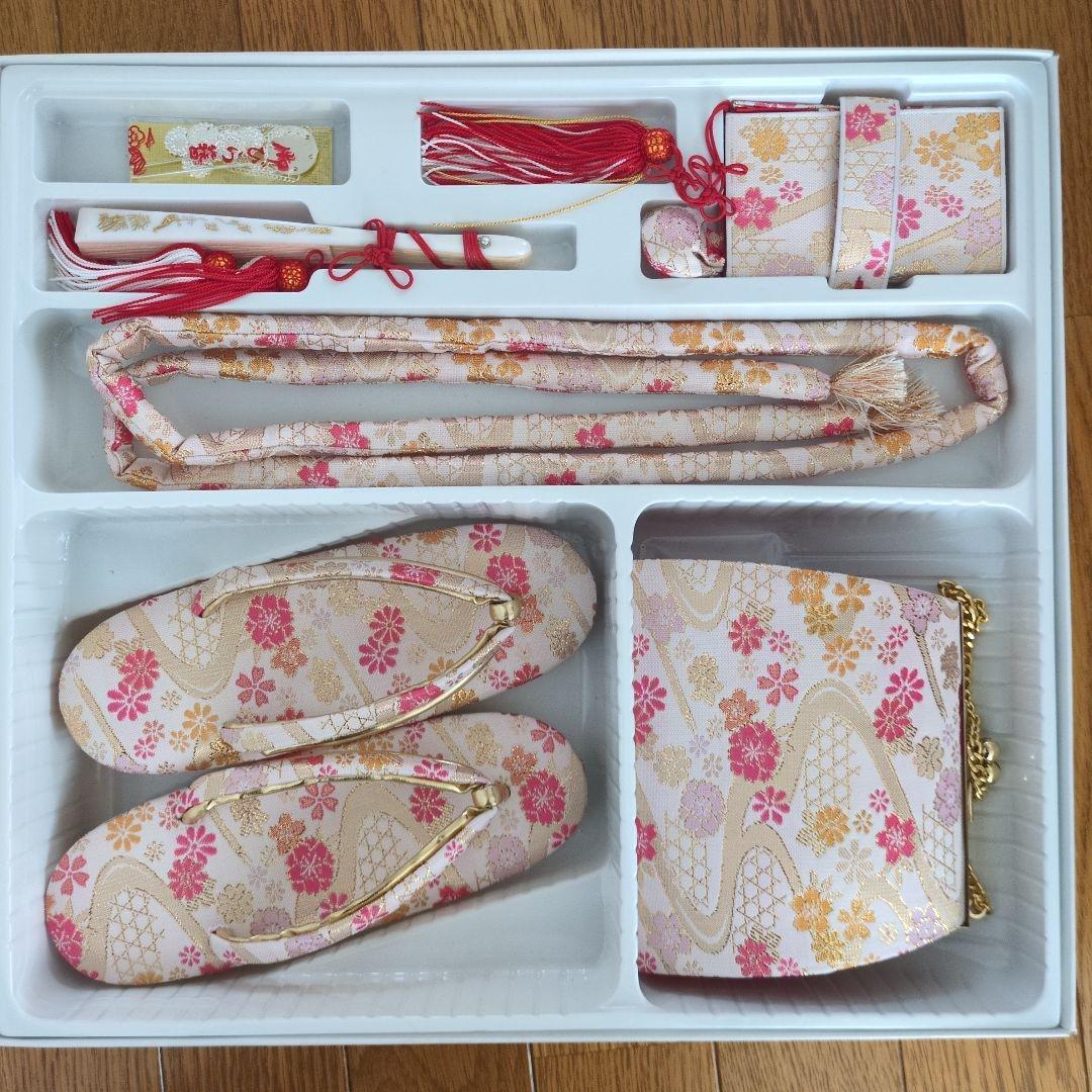 値下げしました　七五三　 着物 セット　7歳　四つ身　美品