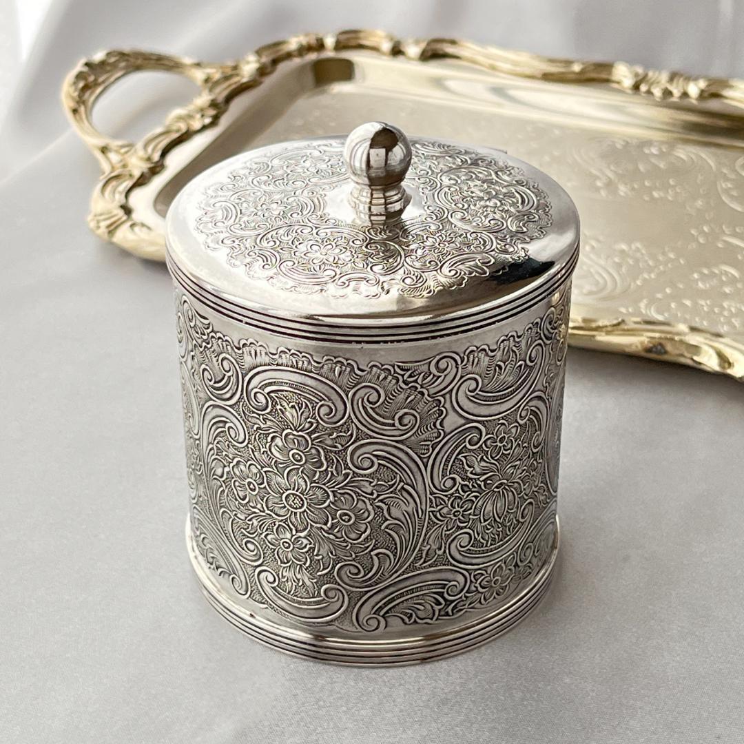 【Mappin & Webb】ティーキャディー マッピンアンドウェッブ