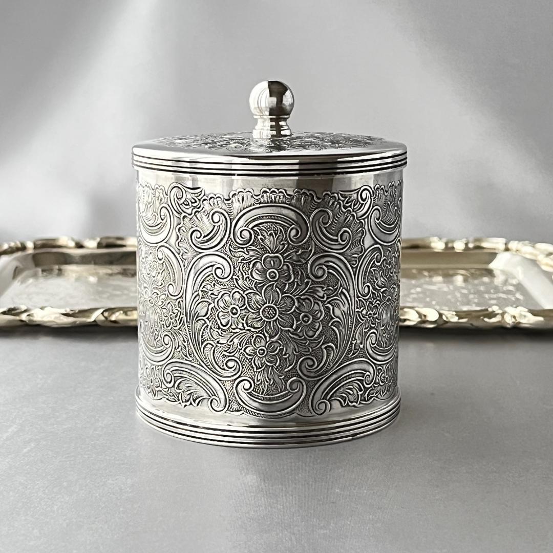 【Mappin & Webb】ティーキャディー マッピンアンドウェッブ