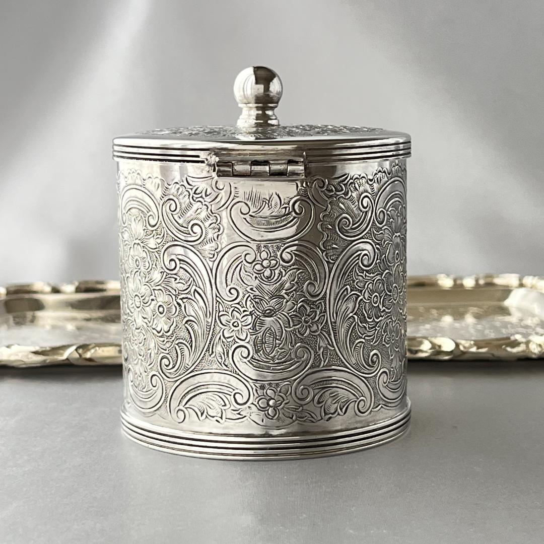 【Mappin & Webb】ティーキャディー マッピンアンドウェッブ