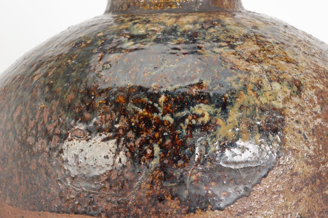 ダ*ゴ様 古陶磁 古丹波 大壺 焼締 自然釉 壺 花器 甕 古伊賀 時代物 骨董