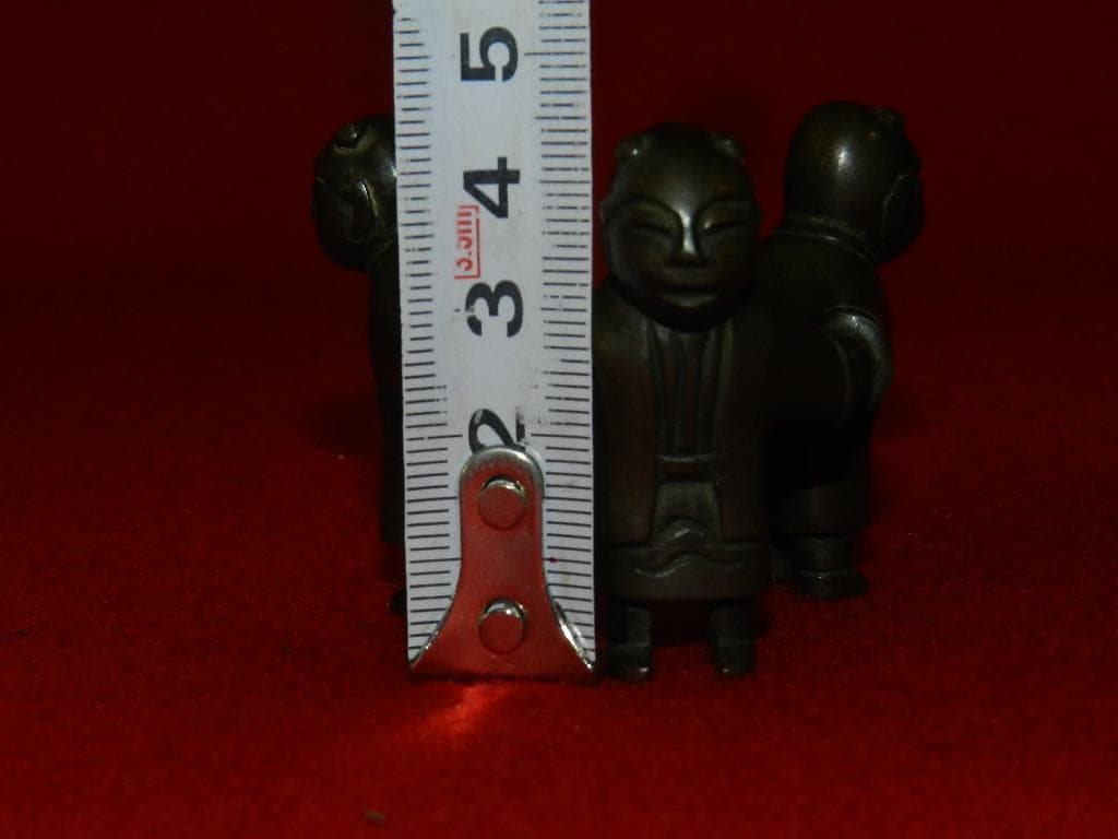 ME5 千家上職人 中川浄益 共箱 蓋置 ２点 金物師 お安くいたしました！￼