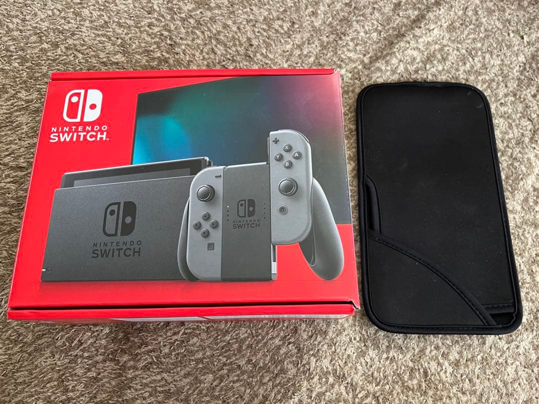 Nintendo Switch 本体 ガラスフィルム貼付け済み