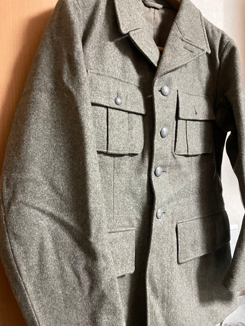 スウェーデン軍　ウールコート　ウールジャケット　ヴィンテージ