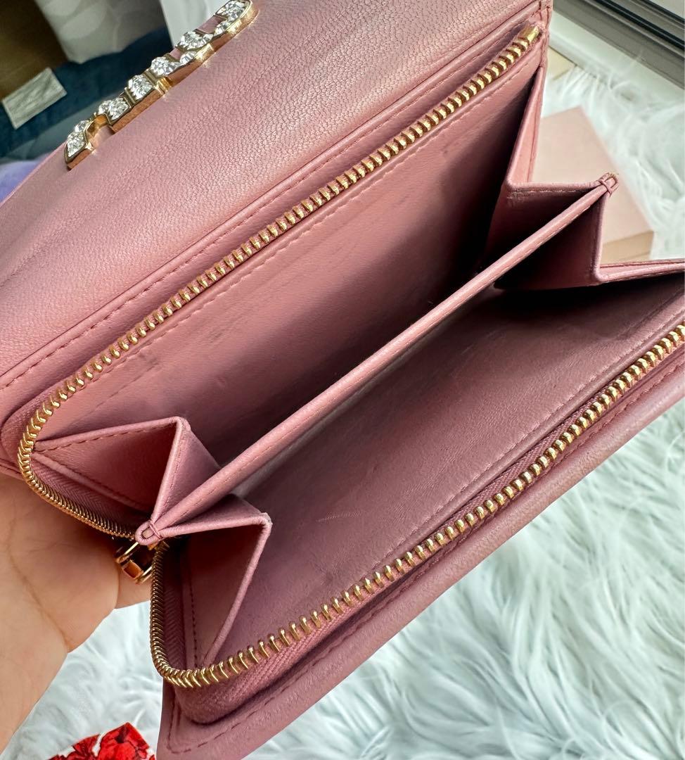 MIU MIU ピンク プリーツ財布