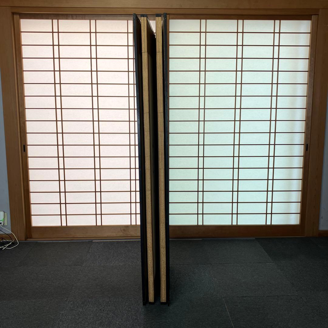 屏風 書 短冊 引取品 年代物 時代物 詳細不明 260サイズ発送