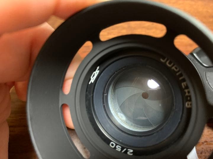 Jupiter-8 f2/50mm Mアダプタ付き