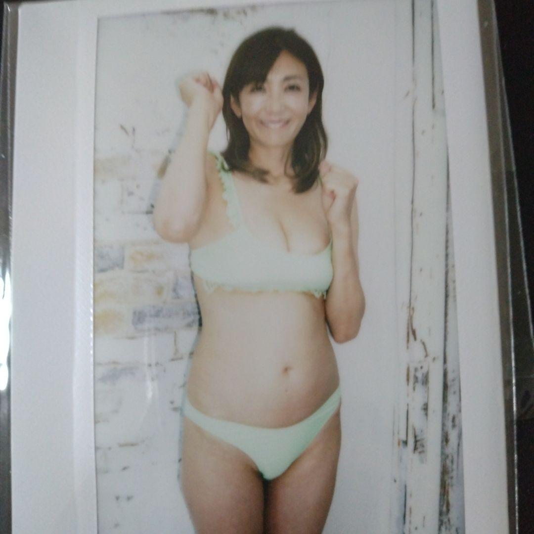 中島史恵 ミントグリーン ビキニ ワイドチェキ