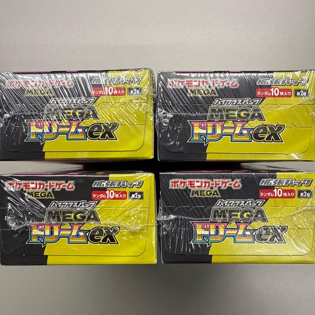 ポケモンカード メガドリームex 4BOX