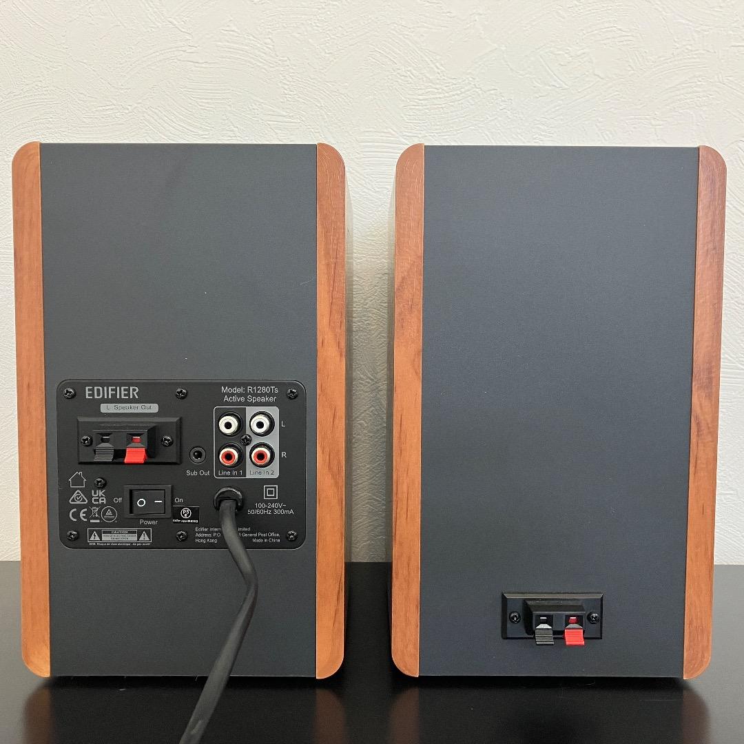 美品 EDIFIER R1280Ts ブックシェルフスピーカー 動作確認済