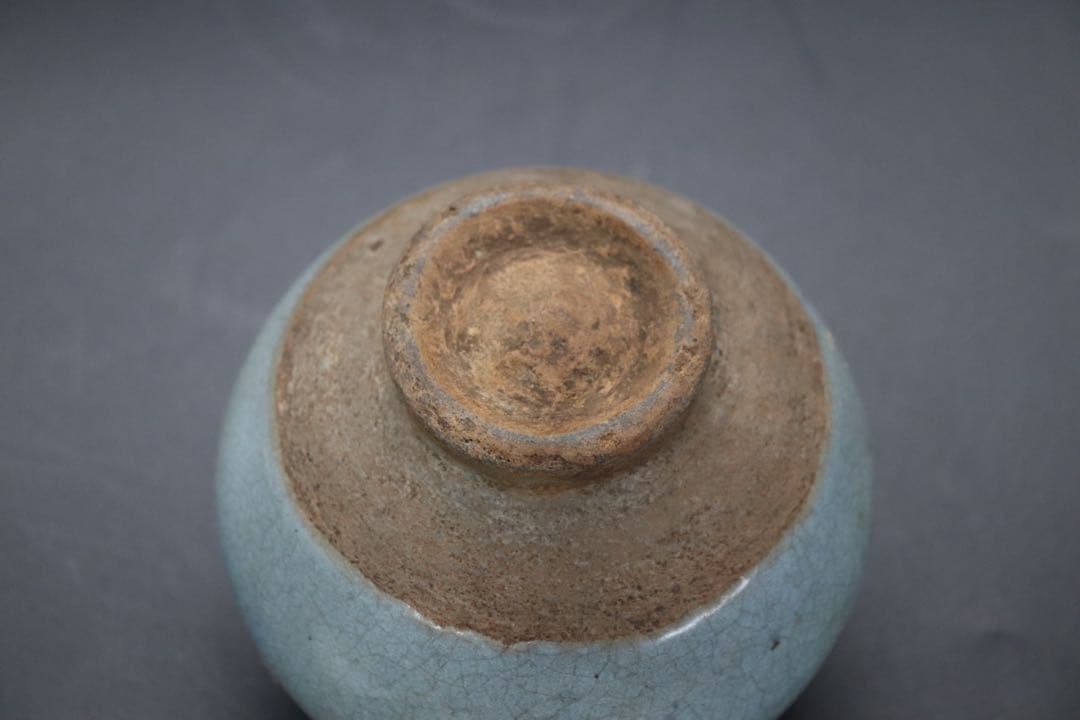 中国　鈞窯雙耳瓶　送料込み0914