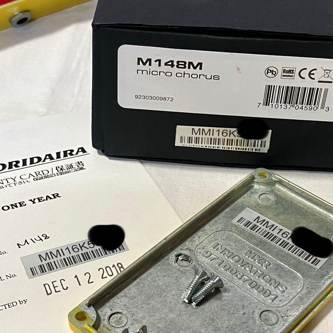 MXR Micro Chorus M148 中古美品 箱取説付 動作OK