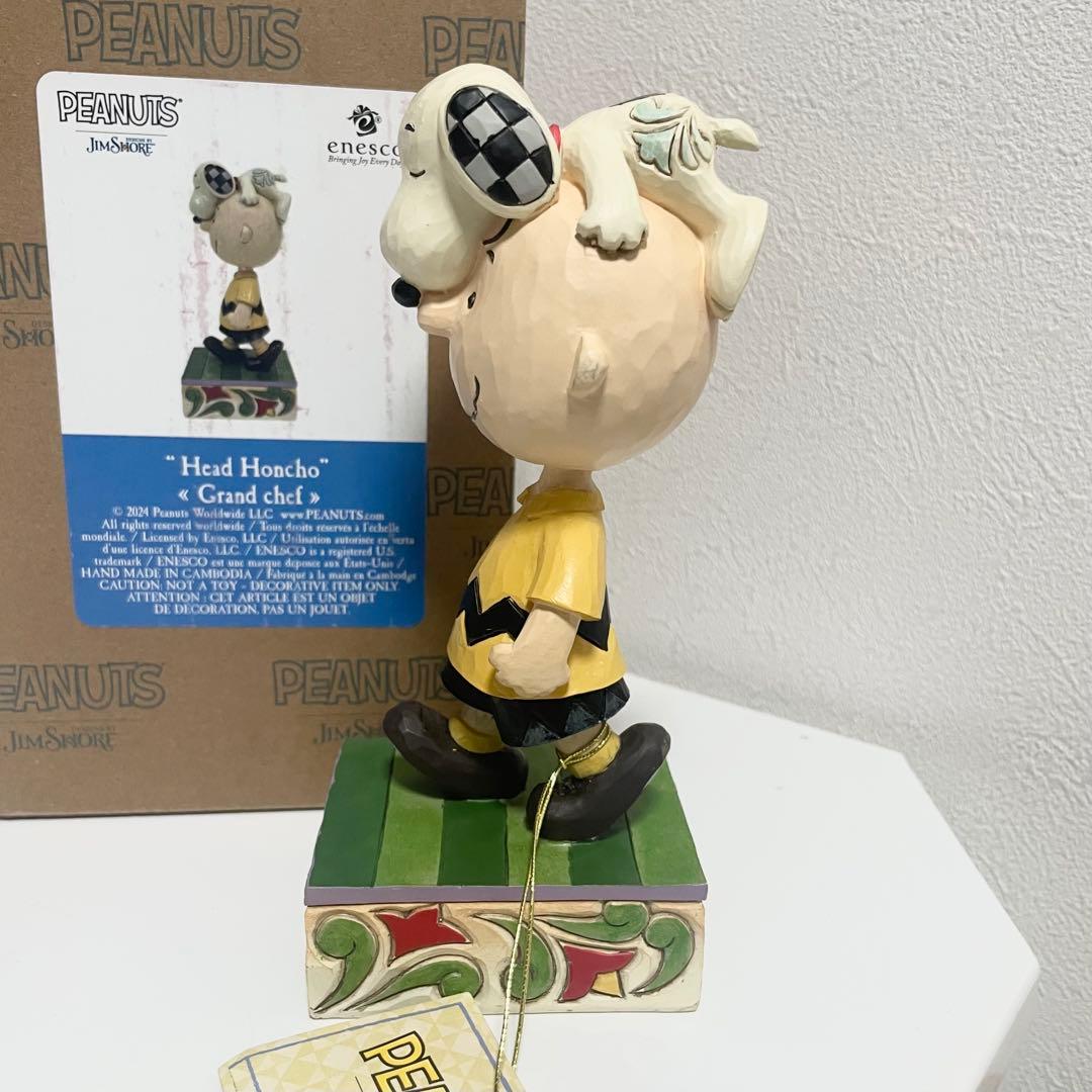 チャーリーブラウン スヌーピー フィギュア ジムショア 箱付き美品