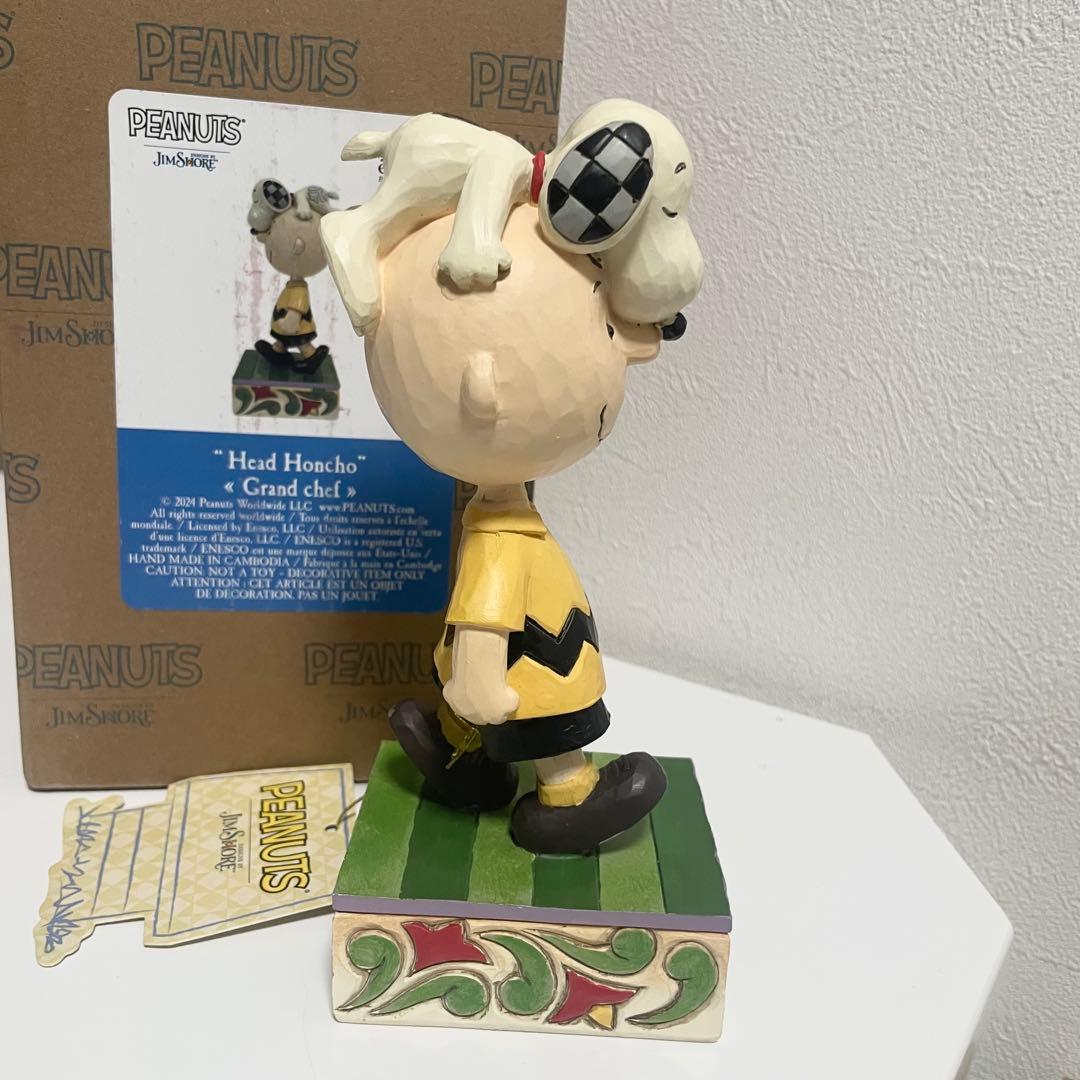 チャーリーブラウン スヌーピー フィギュア ジムショア 箱付き美品