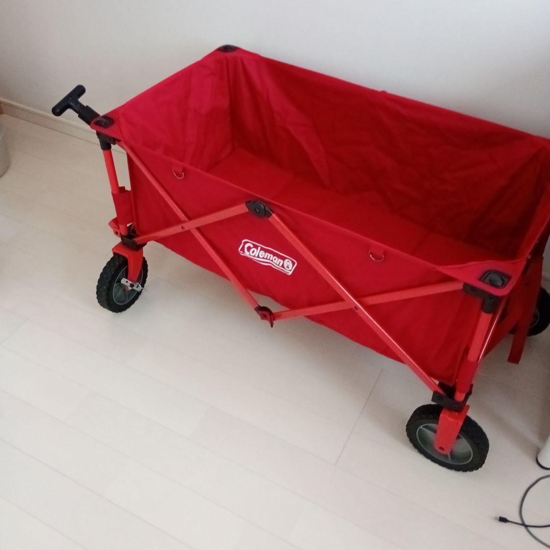 Coleman コールマン キャリーワゴン レッド　1回使用　室内保管