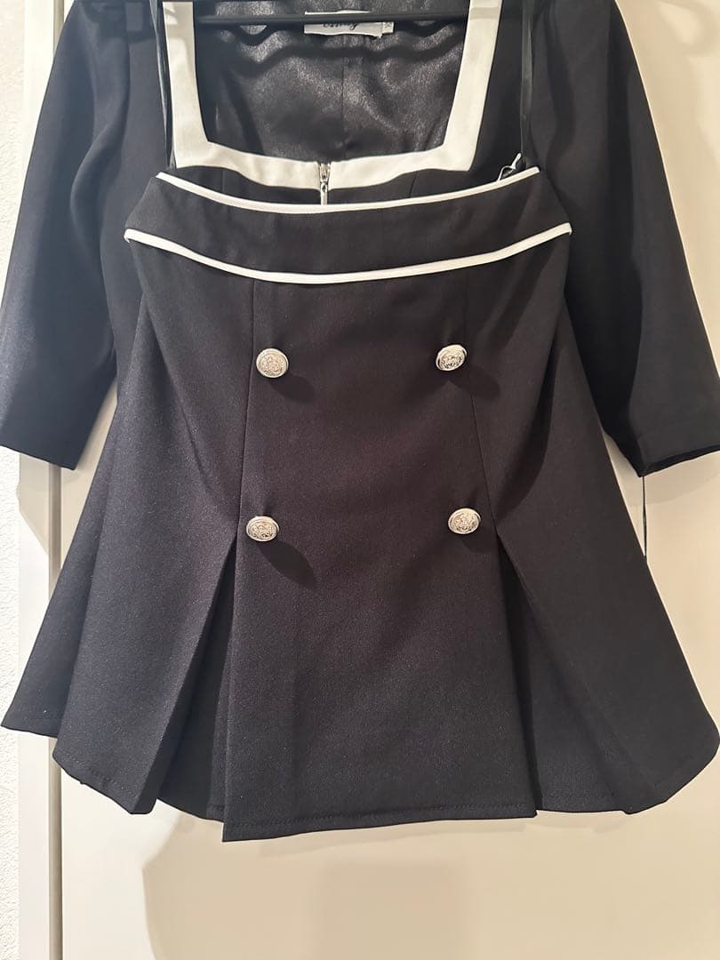 andy セットアップ　袖あり　ドレス　ワンピース