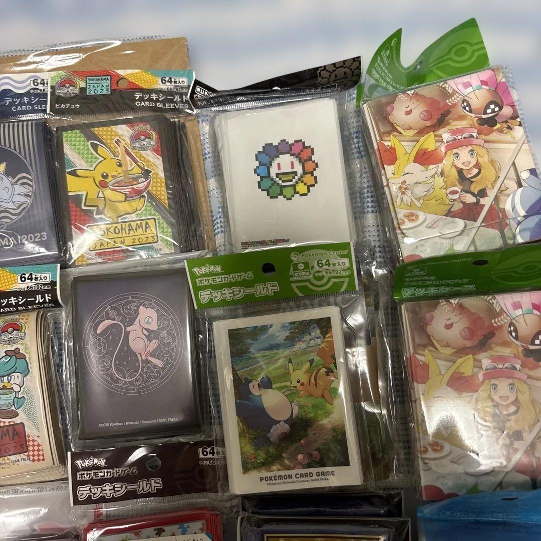 ポケモン、遊戯王スリーブ、デッキケースまとめ売り