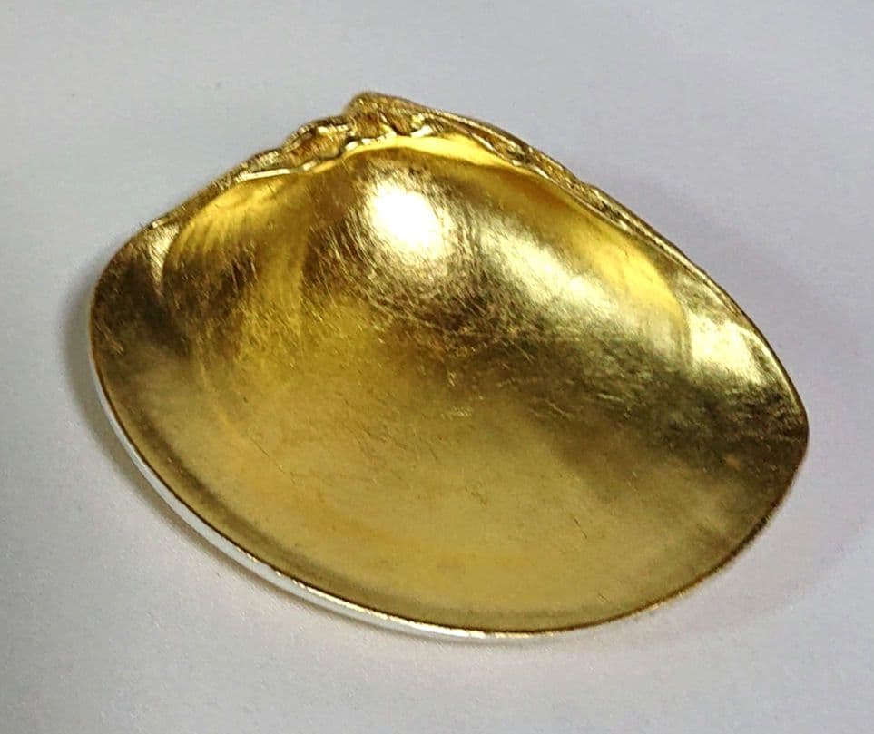 中村宗悦金蒔絵貝合せ香合 木箱付きA408