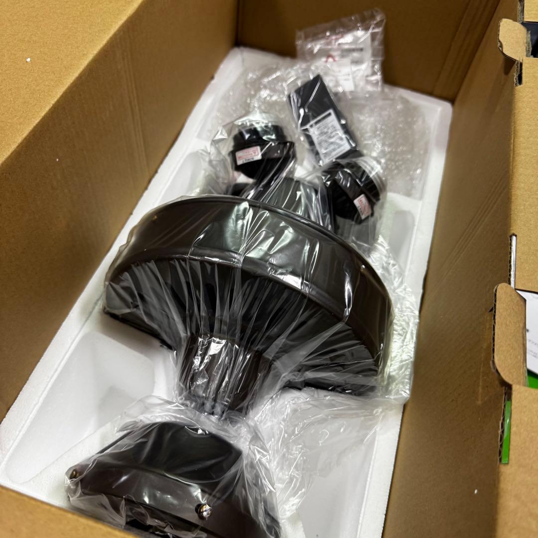 ジャバロエルフ　ヴィンテージ風シーリングファン　JE-CF027 リモコン付き