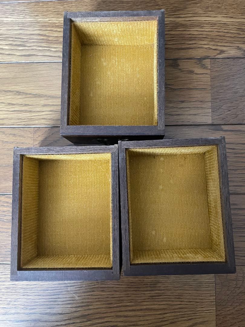 最終価格 アンティーク ウッド アクセサリーボックス 昭和