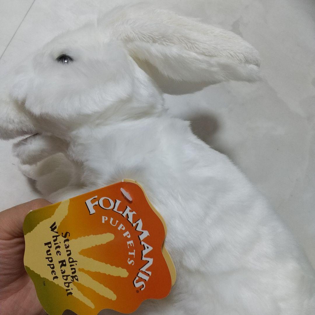 新品　フォークマニスパペット　うさぎ