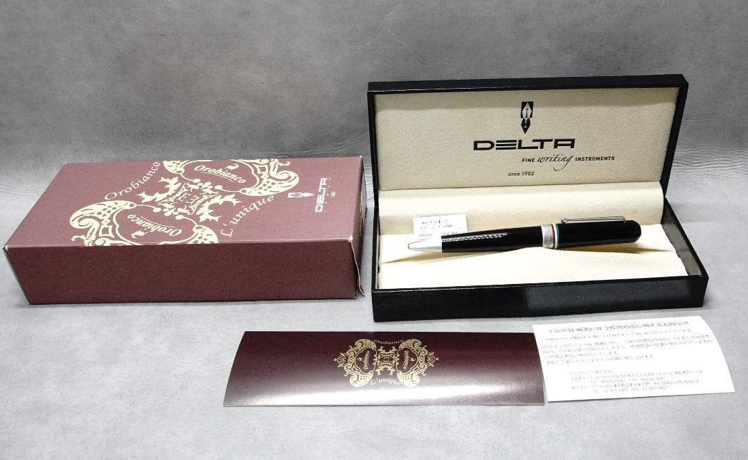 新品 DELTA Orobianco オロビアンコ ボールペン　インク切れなし