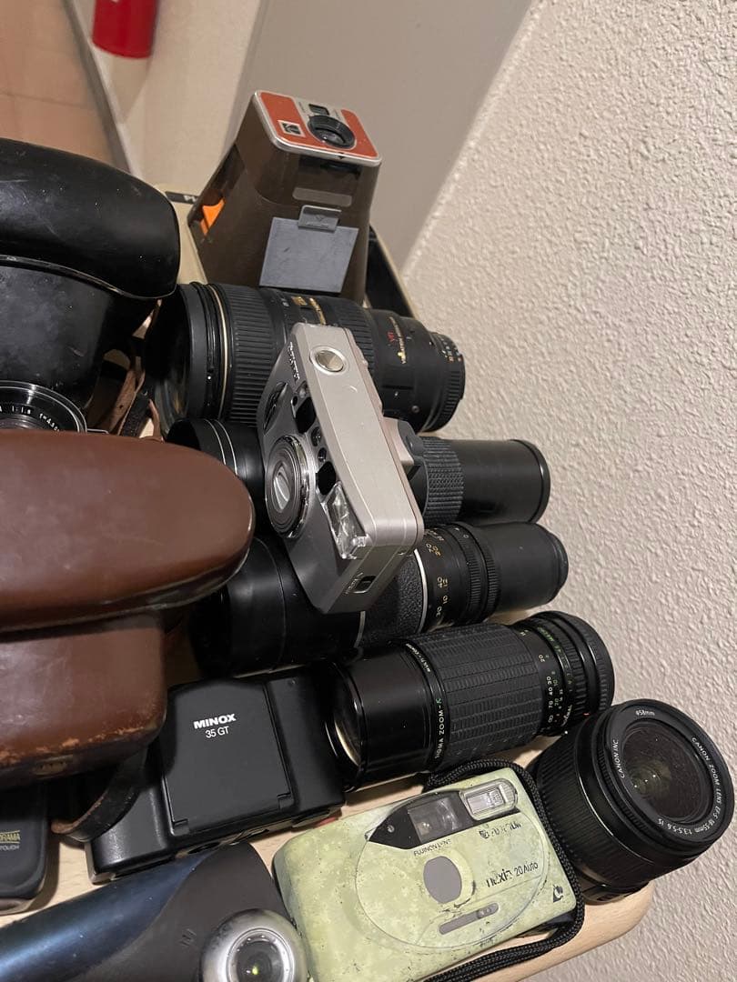 35個くらいジャンクカメラレンズなどまとめ売り