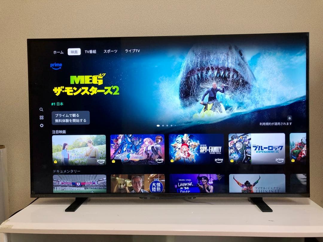 TOSHIBA 43V型 液晶テレビ REGZA 43M550L2024年製