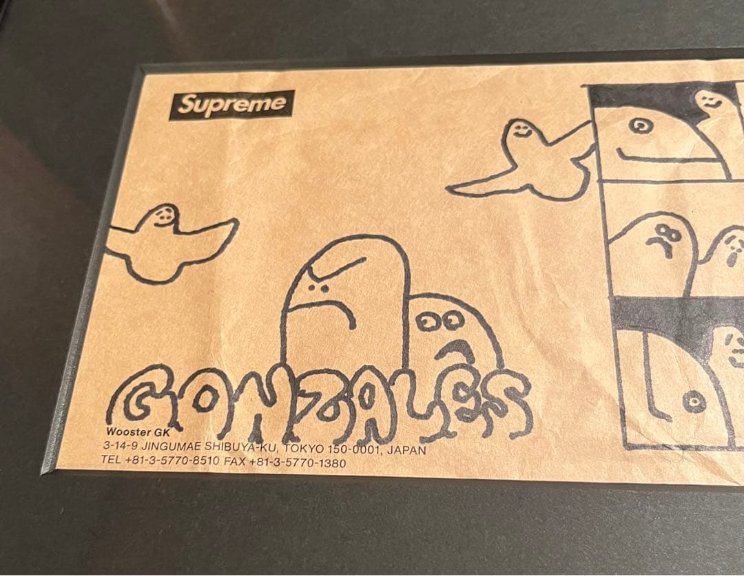 Mark Gonzales マークゴンザレス GONZ supreme  原画