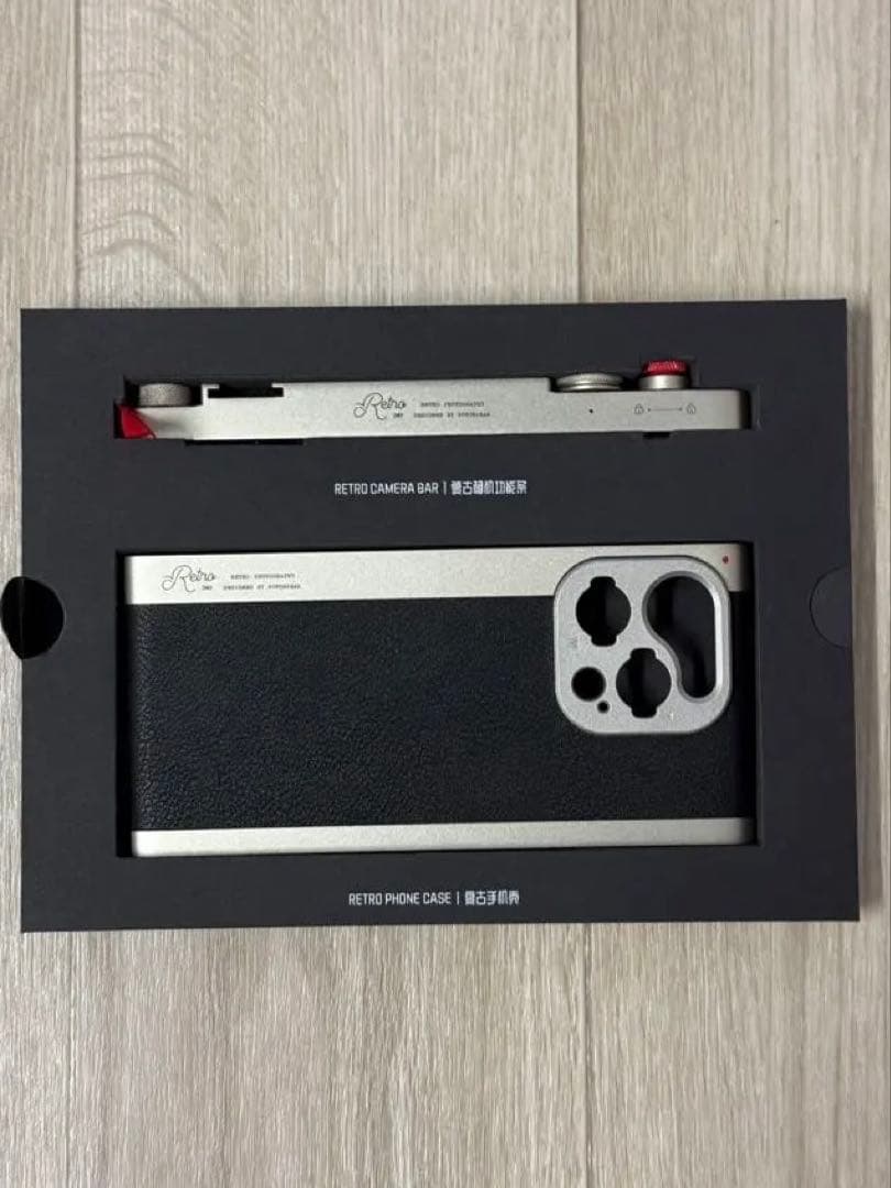 【美品】Fotorgear iphone16 pro レトロカメラケース