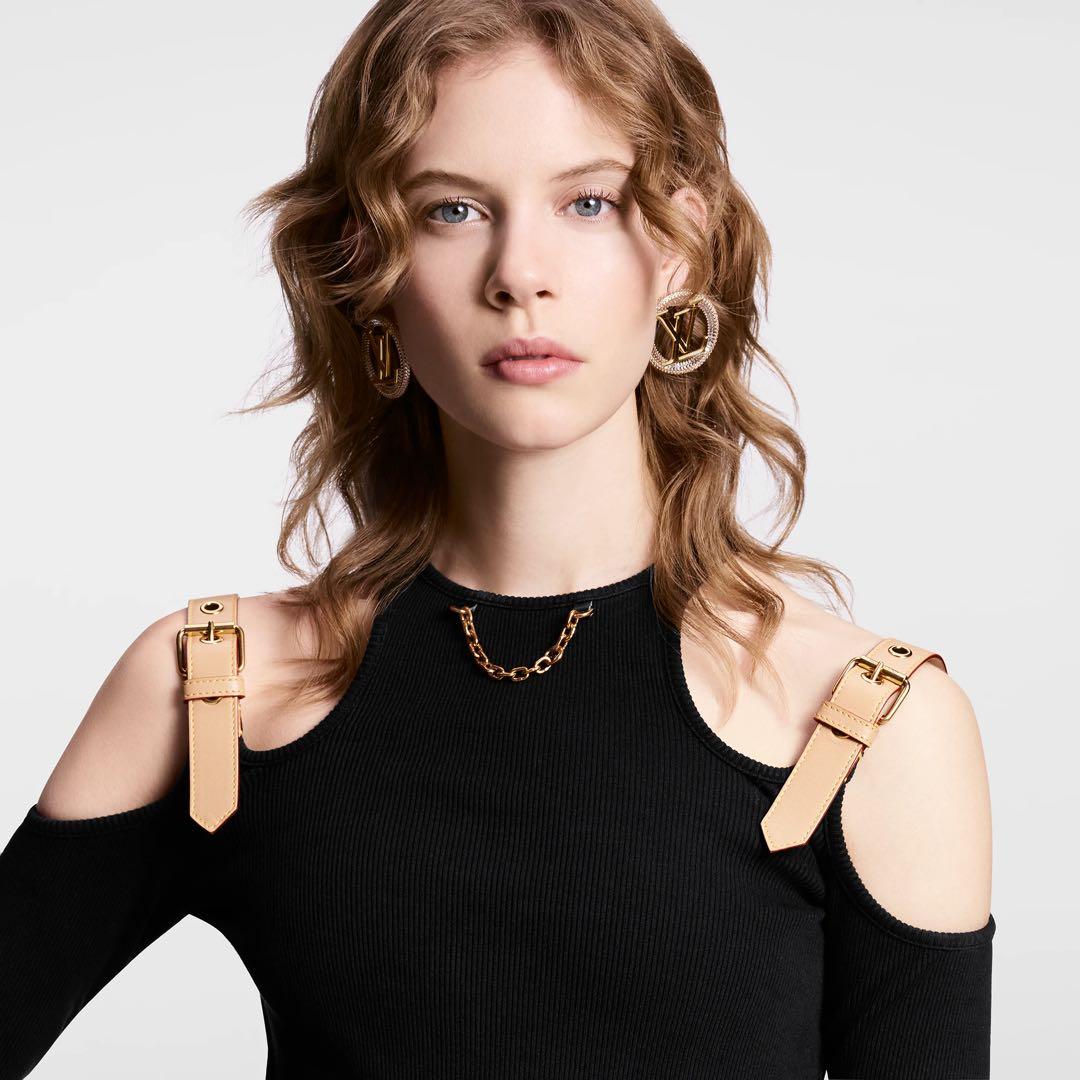 LOUIS VUITTON アイレットタブタンクトップ LVサークルチェーン