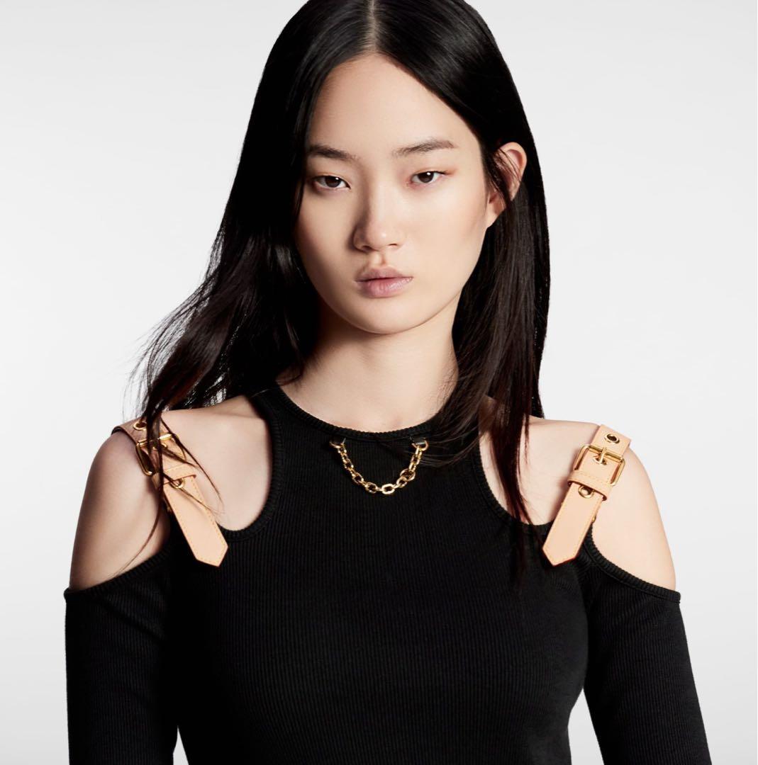 LOUIS VUITTON アイレットタブタンクトップ LVサークルチェーン