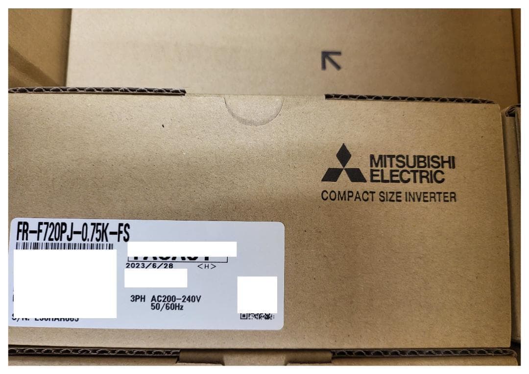 新品未使用】三菱インバーターFR-F720PJ-0.75K-FS即納複数台あり
