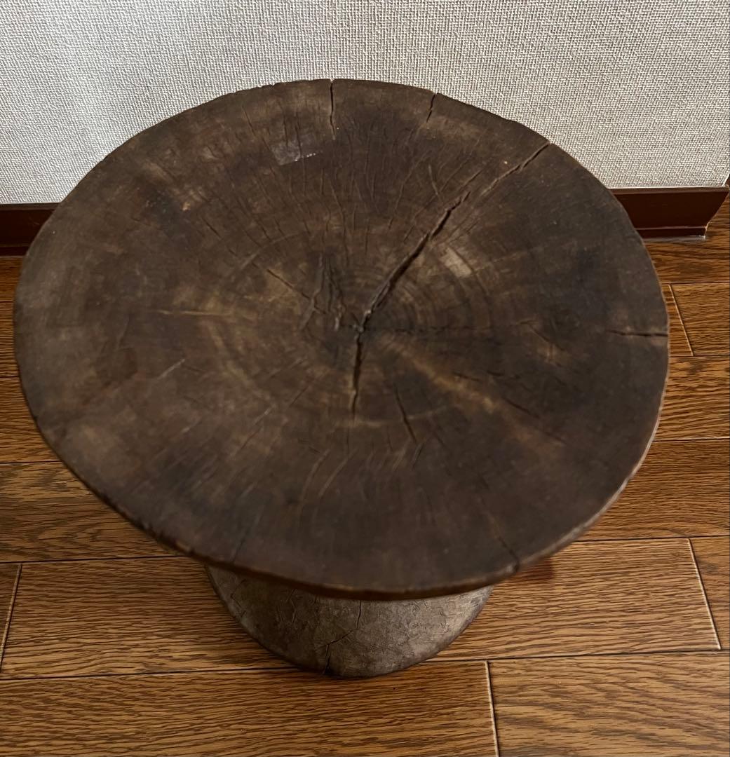 トンガ族　ハンドメイドスツール